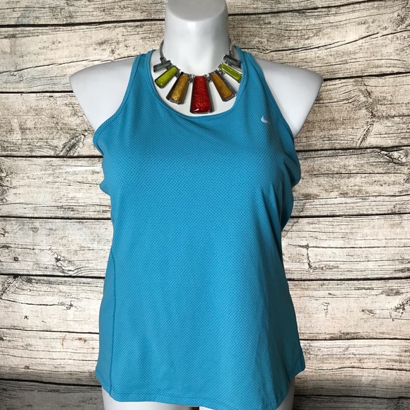 Nike Tops - nike dri fit blue tank top size XL. 


Pit to pit approx:  20 inches